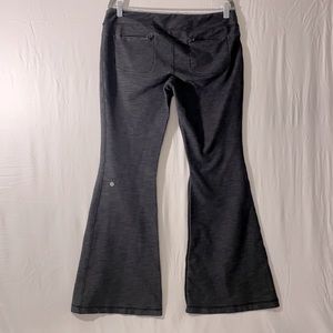 Lululemon black flare leggings size 12